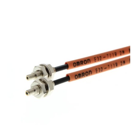 OMRON E32-T11R 2M E32-T11R 2M E32 1454R E32T11R2M,1 OMRON Barrier Flexible Threaded M4